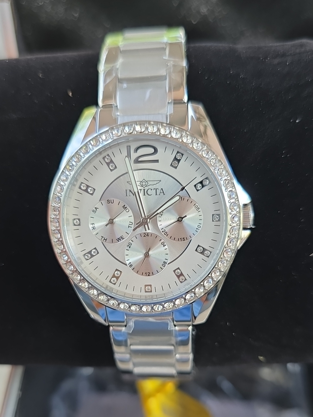 789w. Invicta Angel Ephemera Unisex Watch - 38mm. Steel (50108) With Hard Case